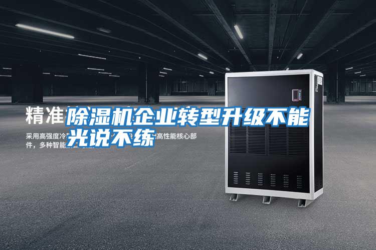 除濕機企業(yè)轉型升級不能光說不練
