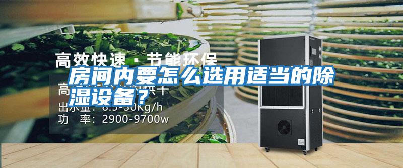 房間內要怎么選用適當的除濕設備？