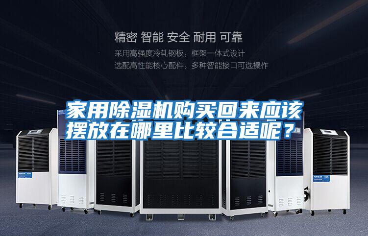 家用除濕機(jī)購買回來應(yīng)該擺放在哪里比較合適呢?