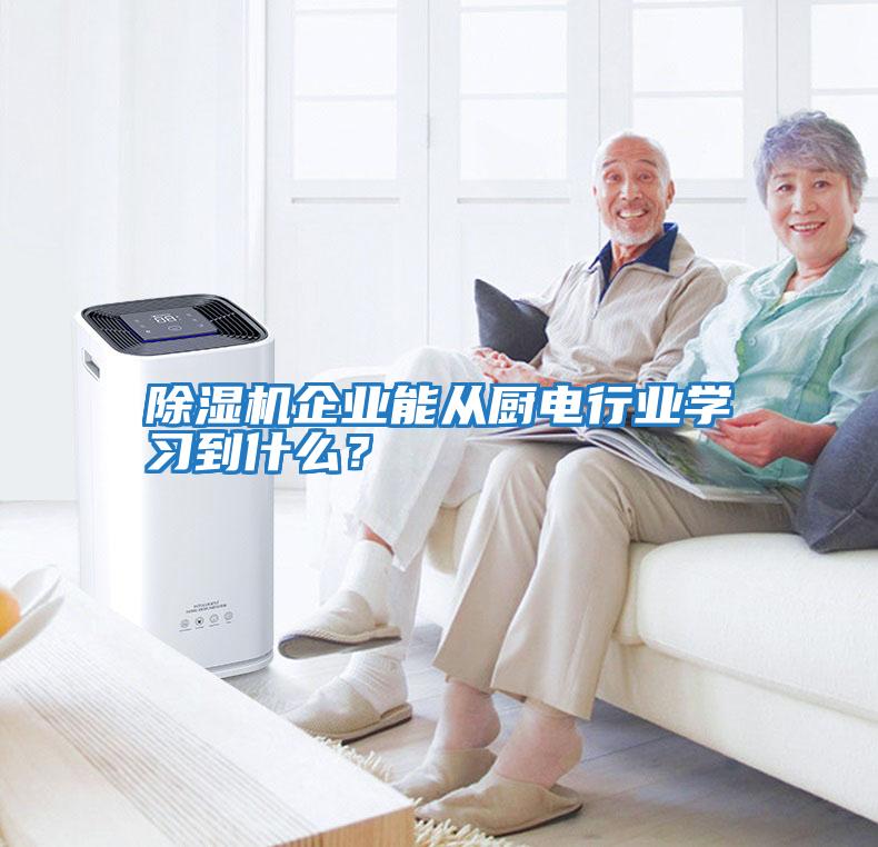 除濕機企業(yè)能從廚電行業(yè)學習到什么？