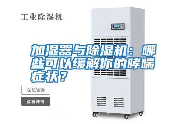 加濕器與除濕機：哪些可以緩解你的哮喘癥狀？