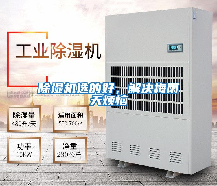 除濕機(jī)選的好,解決梅雨天煩惱