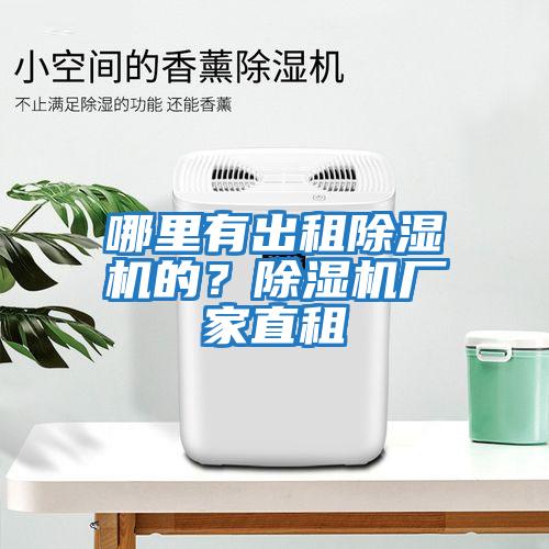 哪里有出租除濕機(jī)的？除濕機(jī)廠家直租