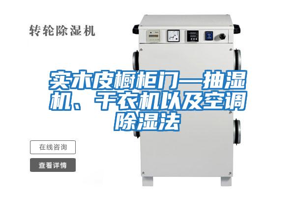 實木皮櫥柜門—抽濕機(jī)、干衣機(jī)以及空調(diào)除濕法