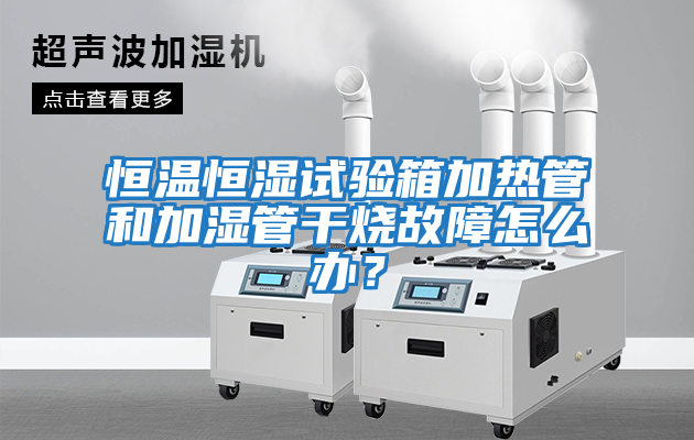 恒溫恒濕試驗(yàn)箱加熱管和加濕管干燒故障怎么辦?