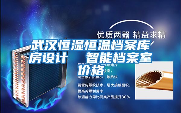 武漢恒濕恒溫檔案庫房設(shè)計(jì) 智能檔案室價格