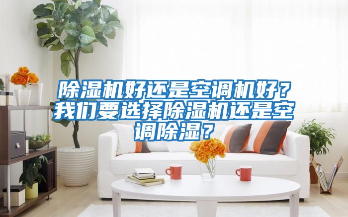 除濕機好還是空調機好？我們要選擇除濕機還是空調除濕？