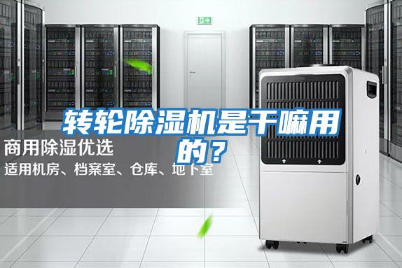 轉輪除濕機是干嘛用的？