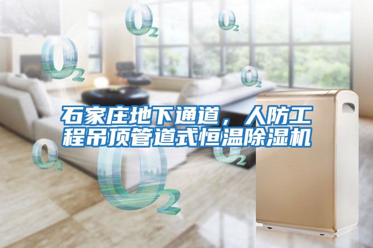 石家莊地下通道，人防工程吊頂管道式恒溫除濕機