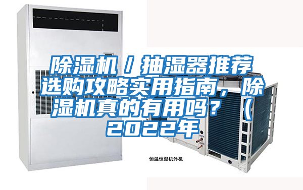 除濕機(jī)／抽濕器推薦選購(gòu)攻略實(shí)用指南，除濕機(jī)真的有用嗎？（2022年